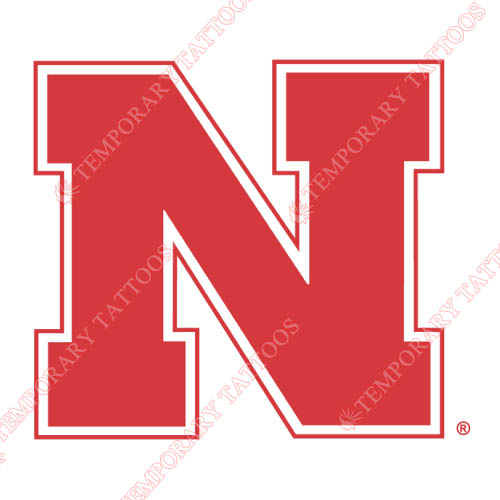 Nebraska Cornhuskers Customize Temporary Tattoos Stickers NO.5375